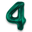 Picture of FOIL BALLOON NUMBER 4 BOTTLE GREEN 34 INCH